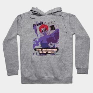 Fasbytes purple color Horro ‘Never summon anything you can’t banish.’ Hoodie